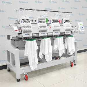 Machine à broder numérique automatique à 4 têtes, marque mondiale Disen, broderie personnalisée, logo personnalisé, nouveaux composants principaux, chapeau - Product Image 4