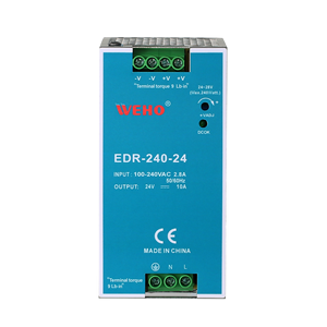 EDR-240-24 High Quality <strong>Industrial</strong> SMPS Power Supplies 240W 24V 48V AC to DC Constant Voltage Uninterruptible Power Supply - Product Image 2