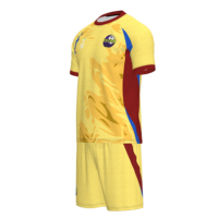 Ystar Grosir Kaos Sepak Bola Sublimasi 100% Poliester Bernapas Cepat Kering Model Pendek Custom Unisex