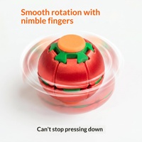Jouet de doigt anti-stress en PLA imprimé en 3D, à rotation par extrusion, en forme de tour, ornement éducatif transfrontalier, Tomate