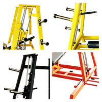 Lofit Station de presse verticale réglable à charge par disques pour pectoraux et bras, avec rails de guidage double, pour usage commercial en salle de sport, entraînement du haut du corps