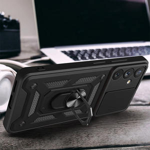 Nouvelle armure fenêtre coulissante Push caméra complète lentille <span class=keywords><strong>Protection</strong></span> anneau coque de téléphone pour Samsung A14 A24 A34 A54 5G - Product Image 4