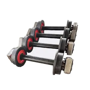 Rueda de aleación de acero de la mejor calidad, juego de ruedas de carro de minería de mineral de hierro fundido