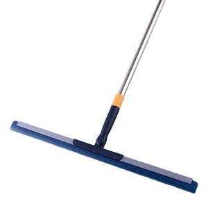 Balai magique 2-en-1 avec raclette à eau et manche long pour nettoyage humide et sec des sols, carrelages de salle de bain et cuisines - Product Image 1