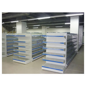 Blu gondola 5 scaffale del supermercato attrezzature di visualizzazione per <span class=keywords><strong>il</strong></span> super-<span class=keywords><strong>mercato</strong></span> - Product Image 1
