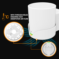 Dudukan dinding Bangcheer untuk tp-link Deco X10 X20 X60 X50 X55 WiFi 6,White-3Pack