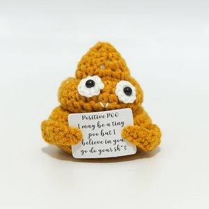 Soutien émotionnel 40 Styles fait à la main au crochet mignon fruits <span class=keywords><strong>pomme</strong></span> <span class=keywords><strong>de</strong></span> <span class=keywords><strong>terre</strong></span> décoration voiture charme ornement <span class=keywords><strong>oeuf</strong></span> pendentif carte positive - Product Image 4
