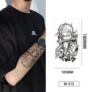 Autocollant de tatouage temporaire imperméable personnalisé pour le corps, décalcomanie en papier pour la vente en gros, les fêtes, les festivals, les événements et l'usage professionnel - Product Image 5