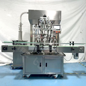 Máy chiết rót nước uống tinh khiết, nước khoáng, nước trái cây, đồ uống, dầu ăn, 2 vòi, 4 đầu, đóng chai và đóng gói - Product Image 3