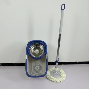 Serpillère rotative à 360° en acier inoxydable avec seau, système de nettoyage de sol professionnel au design moderne pour la maison et le <span class=keywords><strong>bureau</strong></span> - Product Image 6