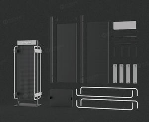 Estante de exhibición de accesorios de coche giratorio de metal para promociones y exhibiciones de sala de exposición - Product Image 3