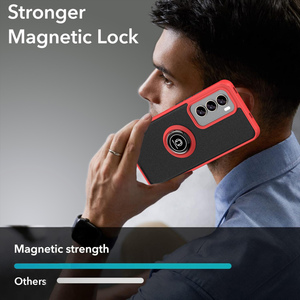 Coque de téléphone antichoc avec béquille et anneau métallique, protection intégrale hybride pour OPPO Reno <span class=keywords><strong>12</strong></span> - Product Image 5