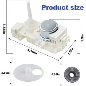 Moteur de vanne de dérivation pour lave-vaisselle W10849439C W10537869 et joint d'étanchéité W10195677 de remplacement pour Whirlpool, KitchenAid - Product Image 2