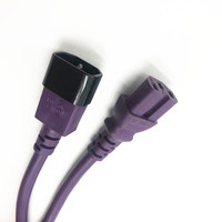 Rallonge d'alimentation 6ft 1.8m C14 à C13 125V 18AWG IEC-320-C14 d'extension de cordon d'alimentation d'ordinateur à IEC-320-C13 cordon d'alimentation ca