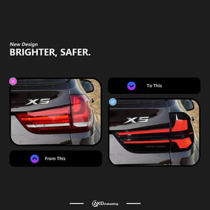 New for BMW X5 F15 <b>LED</b> <b>Tail</b> <b>Light</b> Assembly for 14-18 Water-Steering & Driving Brake Clear Red Lens Position Rear Bumper - Product Image 3