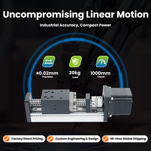 Module de mouvement linéaire à vis à billes HMS40 de haute précision, course maximale de 1000 mm, vitesse de déplacement rapide de 700 mm/s - Product Image 2