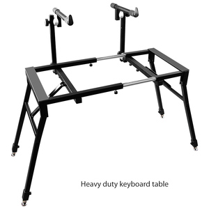 Supporto per Tastiera Professionale KS265 Yinyu DDP RTS, Pieghevole a X, Regolabile fino a 150KG, con Ripiano Staccabile - Product Image 2