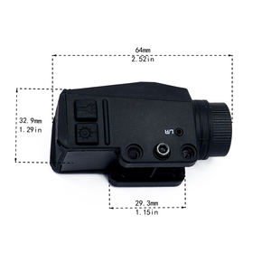 ACUMETA-Combinaison de lampes de poche <span class=keywords><strong>laser</strong></span> <span class=keywords><strong>rouge</strong></span>, lampe tactique lumen à LED avec faisceau <span class=keywords><strong>rouge</strong></span> pour Taureau - Product Image 6