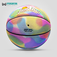 MOZURU Ballon de basket-ball holographique lumineux phosphorescent à LED de nuit