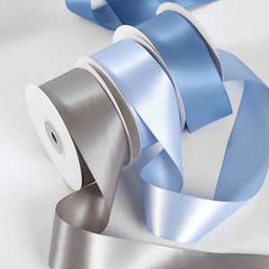 Синта Сатинада де 4 см однотонная атласная лента Рубан - Product Image 2