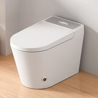 Siège chauffant moderne à rinçage automatique avec capteur Mobilier de salle de bain à eau réglable Toilette intelligente Wc haut de gamme