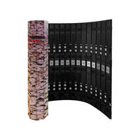 Pantalla LED Flexible Personalizada P2.6, Video Wall Enrollable, Sin Costuras, 360 °   Envoltura de Columna para Diseño de Interiores Creativo y Vestíbulos de Hotel