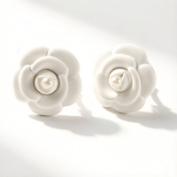 Diffuseur d'huiles essentielles en céramique parfumée aux fleurs, artisanal, en porcelaine, pour la maison, parfum d'ambiance, plâtre aromatique