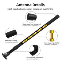 Antena Omnidireccional Vertical de Fibra de Vidrio de 10DBI, 600-6000MHz, VHF, LoRa, 5G, Multibanda, para Exteriores, Vehículos, Comunicación, Rastreo, Base de Montaje