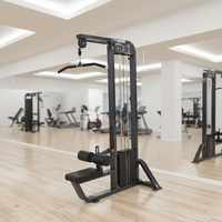 Machine de musculation professionnelle à charges sélectionnables pour tirage vertical (Lat Pulldown) – Équipement d'entraînement dorsal avec pile de poids pour musculation et fitness