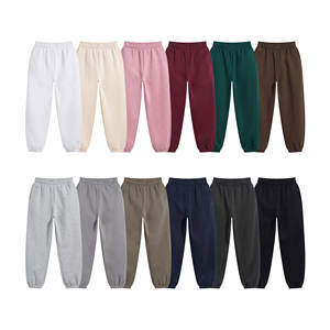 400GSM Wholesale Logo Printing <b>Men's</b> <b>Jogger</b> Pants Polar Fleece Thickthen Foot Binding Sweatpants - Product Image 2