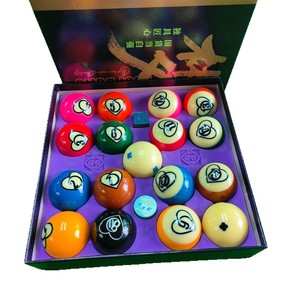 Bolas de billar americanas, 16 piezas, resina, tamaño estándar, para uso amateur - Product Image 4