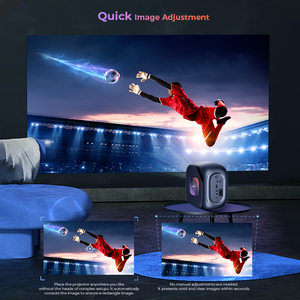 Proyector LED Inteligente Portátil <span class=keywords><strong>Havit</strong></span> PJ215 PRO Mini 4K Inalámbrico para Cine en Casa con Android TV 9.0 - Product Image 4