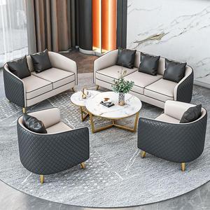 <b>Hotel</b> <b>Sofa</b> Set Fabric Metal Frame Durable Commercial Venue Lounge Furniture - Product Image 2