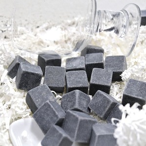 Pierres à whisky personnalisées réutilisables, outils de <span class=keywords><strong>bar</strong></span>, pierres à whisky pour refroidir le whisky, cadeaux pour les amateurs de whisky, coffret en bois - Product Image 3