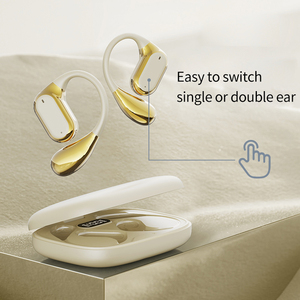 Chất Lượng Tốt Nhất Màu Đen Hiển Thị Earbuds Với Xương Dẫn Đầu Dò Cho Chơi Game Và Trong Tai Tai Tai Nghe <span class=keywords><strong>Bluetooth</strong></span> Tai Nghe - Product Image 5