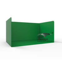 Studio photo personnalisé en forme de U avec écran vert pour vidéo et support de fond chromakey