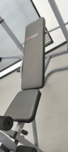 Banc de musculation multifonctionnel avec support pour barre et développateur de jambes - Banc de gym réglable inclinable et déclinable - Product Image 3