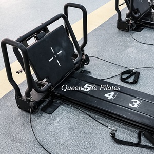 Megaree Profesional Cardio Yoga Entrenamiento Aleación Aluminio Mejor Reformador <span class=keywords><strong>Pilates</strong></span> Máquina <span class=keywords><strong>Mini</strong></span> Megaformer <span class=keywords><strong>Pilates</strong></span> para la venta - Product Image 4