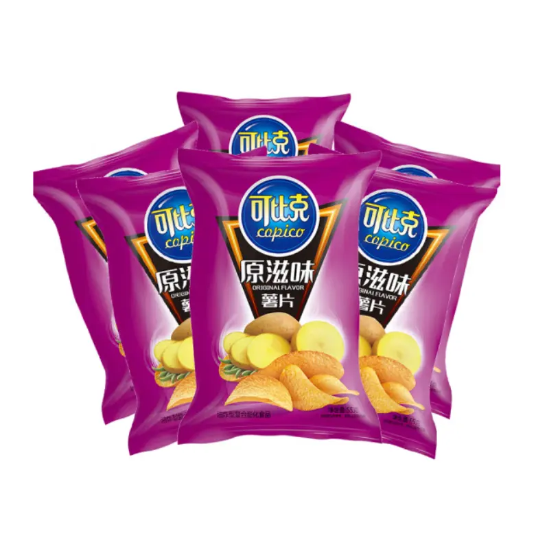 Hot Selling Original Flavor Potato Chips Wholesome Casual Snack with Hard Texture and Salty Taste Puffed Food in Bag Packaging