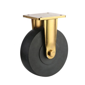 Hochwertige 10 Zoll Super Heavy Duty Gusseisen Industrie gießer 2 Tonnen Tragfähigkeit Rollen 250mm Stahlblech rollen - Product Image 4