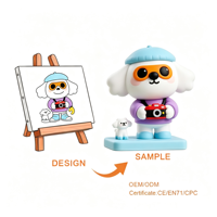 Figurine de personnage de chat en PVC personnalisée OEM ODM, modèle de dessin animé, jouet écologique, objet de collection tendance, décoration de bureau, cadeau