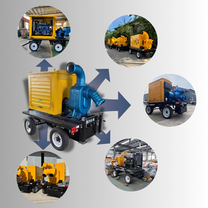 <span class=keywords><strong>Pompe</strong></span> à eau centrifuge horizontale à aspiration axiale en fonte de 6 pouces avec moteur diesel pour l'irrigation agricole - Product Image 2