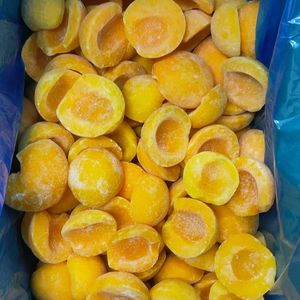100% Doce Frozen Yellow <span class=keywords><strong>Peach</strong></span> Fatias e metades IQF Diced pêssego amarelo em Embalagem A Granel Atacado Frutas Congeladas - Product Image 3