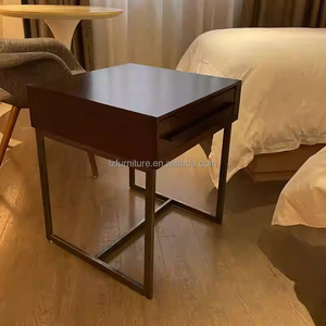 Affordable Modular Hotel Bedroom Furniture <b>Full</b> Room <b>Sets</b> Twin <b>Beds</b> with Wood Frame TV Console Nightstands Side Table & Wardrobe - Product Image 4