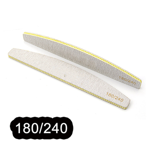 Lime à ongles personnalisée avec logo imprimé, zebra, 80/100/150/180/240/320, lime à ongles jetable personnalisée en vrac, lime à ongles demi-lune - Product Image 6