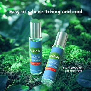 น้ำมันหอมระเหยเปปเปอร์มินต์แบบลูกกลิ้ง 10 มล. น้ำมันหอมระเหยแบบลูกกลิ้ง แอนตี้แบคทีเรีย บรรเทาอาการคัน บรรเทาอาการระคายเคืองผิว บรรเทาอาการปวดหัว - Product Image 4