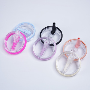 Outdoor 40oz Tumbler Replacement Flip Straw Lid Leak Proof BPA Free Camping Anti Overflow Food Grade Plastic Car Cup Accessories - Product Image 3