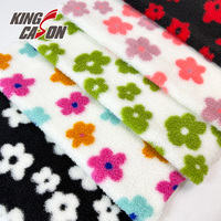 Velours Shu imprimé double face anti-boulochage, toucher pelucheux, prix de gros usine Kingcason, pour couvertures, pyjamas, textiles de maison pour enfants