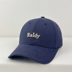 Casquette de baseball coréenne Raidy à 6 panneaux rigides en PVC brodé en 3D pour femme, réglable avec boucle argentée en cuivre, idéale pour l'extérieur - Product Image 4