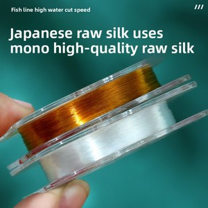 Línea de Pesca de Monofilamento de Nylon <span class=keywords><strong>MONO</strong></span> de 60m, Prebobinada, Alta Resistencia a la Tensión, para Pesca Deportiva en Ríos y Arroyos - Product Image 2